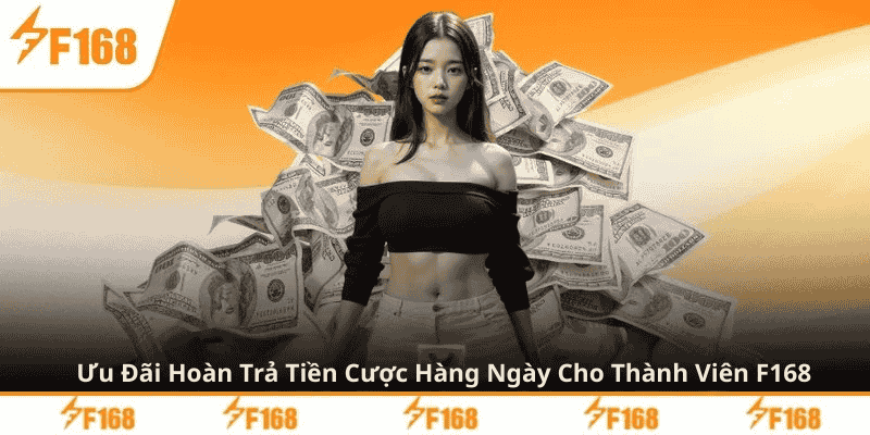 Ưu Đãi Hoàn Trả Tiền Cược Hàng Ngày Cho Thành Viên F168 4 Ưu Đãi Hoàn Trả Tiền Cược Hàng Ngày Cho Thành Viên F168